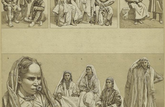 Men and Women in India. (1876-1888) Photo from The New York Public Library Digital Collections