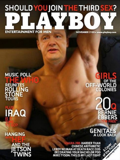 Suggested covers featuring "shopped-in" Poroshenko included this Playboy gem. Image from Twitter.