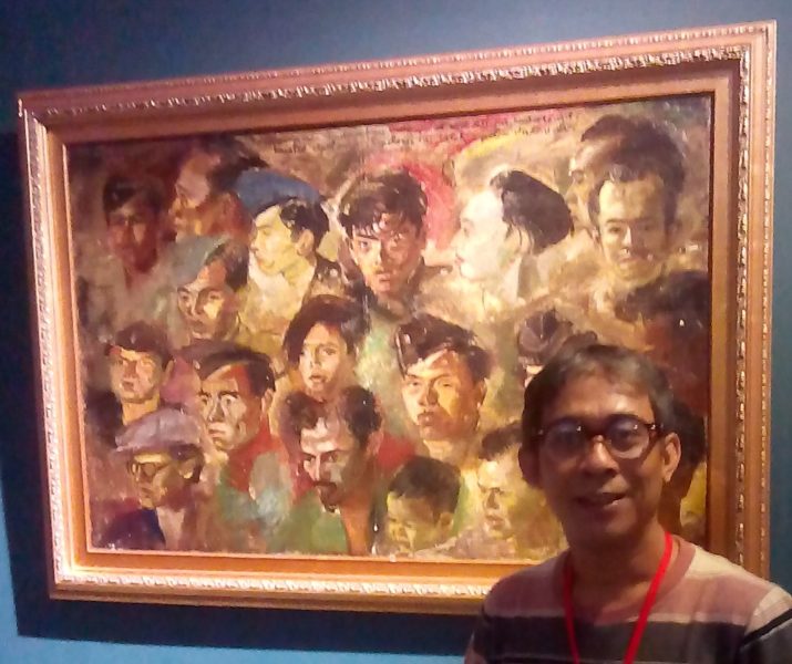 Kawan-kawan Revolusi (Revolution Comrades) was produced by S Sudjojono. Photo by Nurhayat Arif Permana