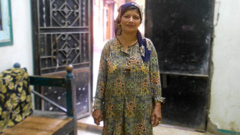 Nadia Gamal, 32, at her home in the Upper Egyptian governorate of Minya. Photo taken by Menna Farouk.