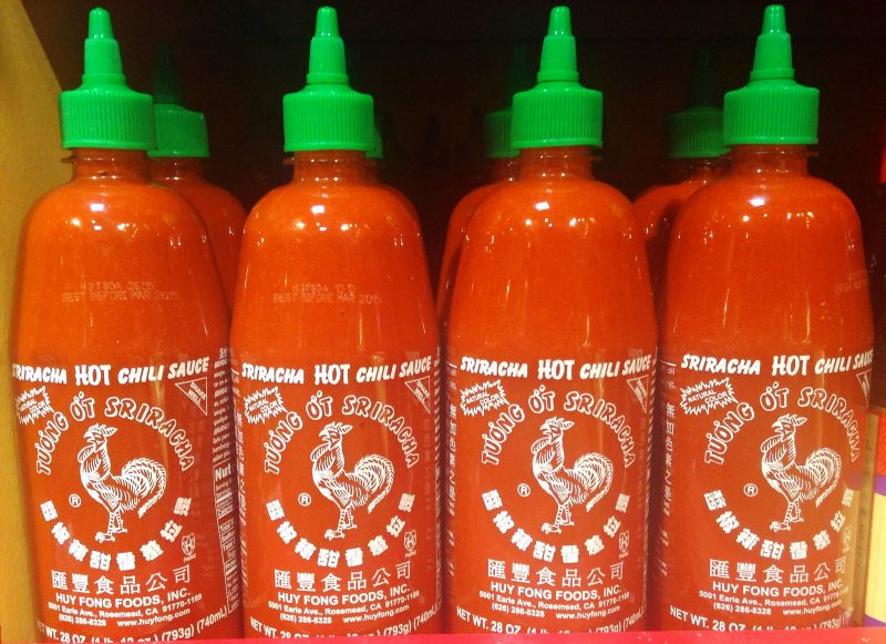 Sriracha Hot Chili Sauce. Photo from the Flickr page of Mike Mozart, CC License