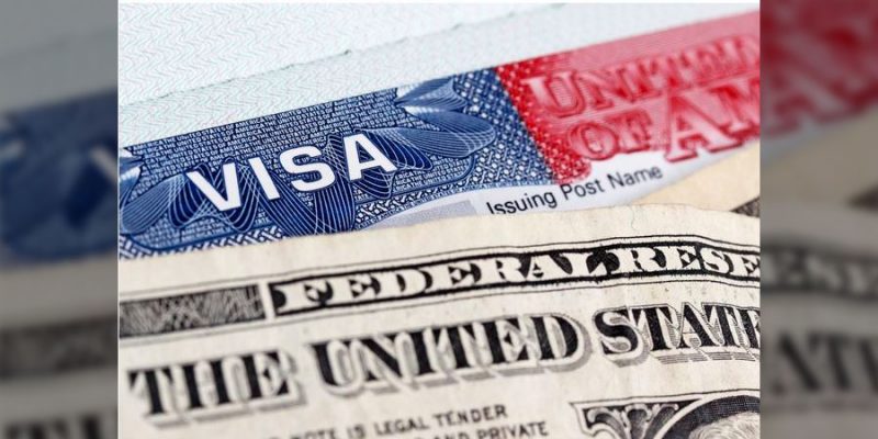 Partial US Visa image, via Buzzghana with permission