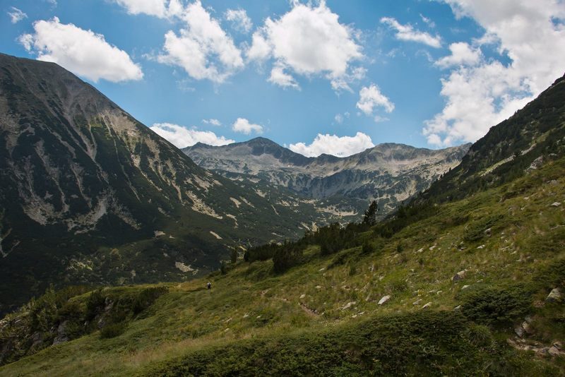 View of Pirin National Park's glorious peaks and forests.