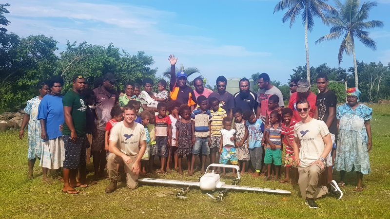 FOTO: un drone che consegna i vaccini in una remota isola di Vanuatu 1