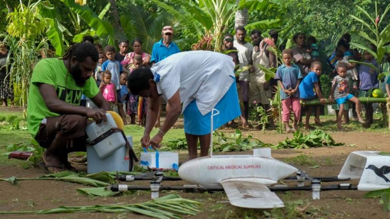 FOTO: un drone che consegna i vaccini in una remota isola di Vanuatu 4