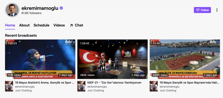 Istanbul mayor surprises users on live streaming platform Twitch ...