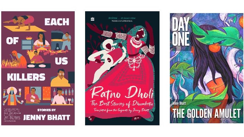 Covers of Books written/translated by Jenny Bhatt. Used with permission.