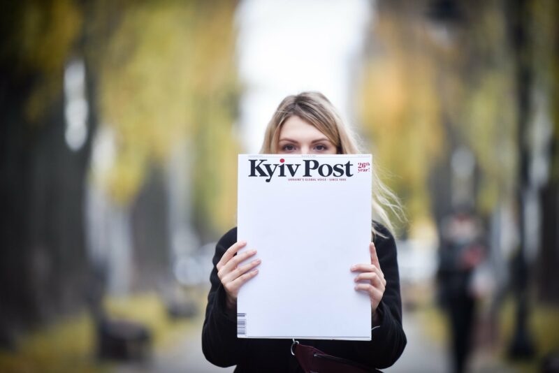The day Kyiv Post was no longer in print. Image by SaveKyivPost from Twitter, used with permission.