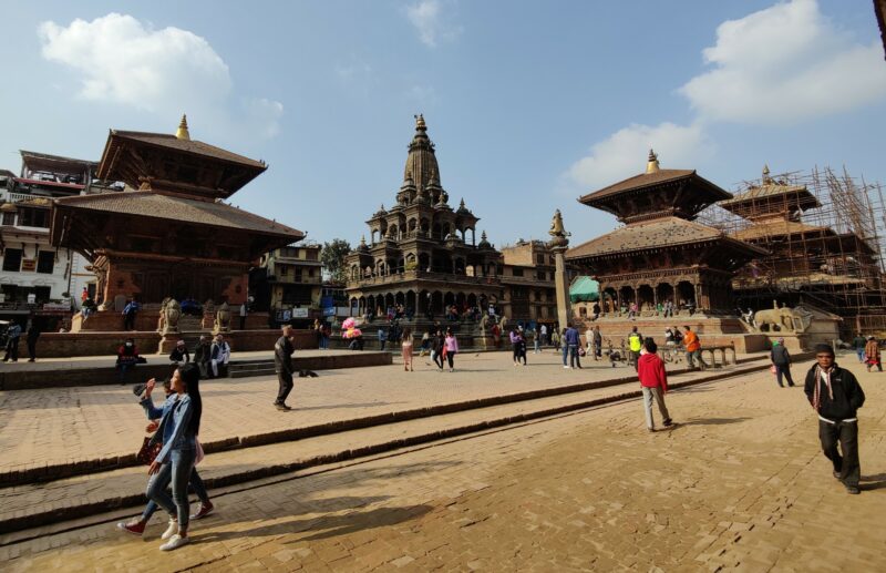 Patan Durbar Square, a World Heritage Site in Kathmandu Valley’s Lalitpur District. Photo by Sunil Sharma. Used with permission.