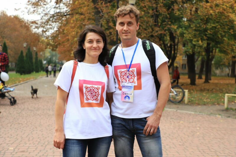 Svitlana and Oleksiy Savkevych. Image courtesy of Democratic Governance East, USAID Ukraine, used with permission.