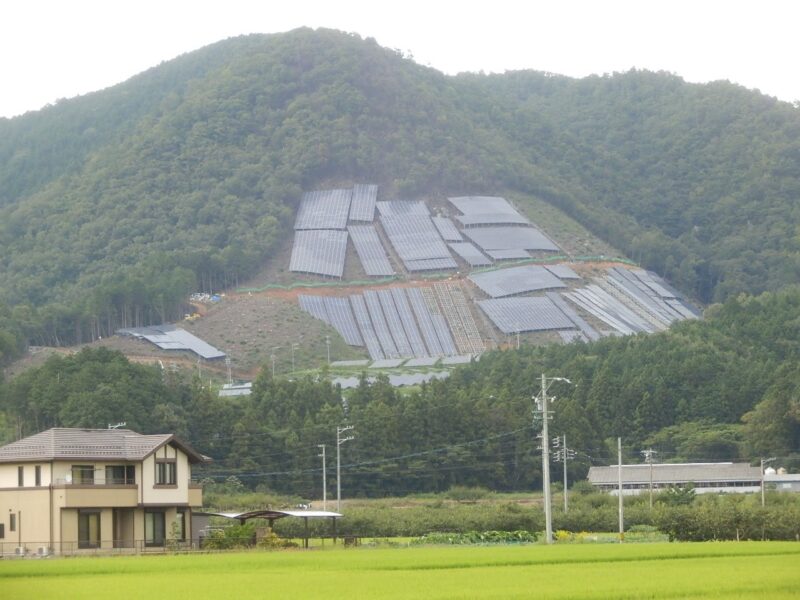 Japanese mega solar farm