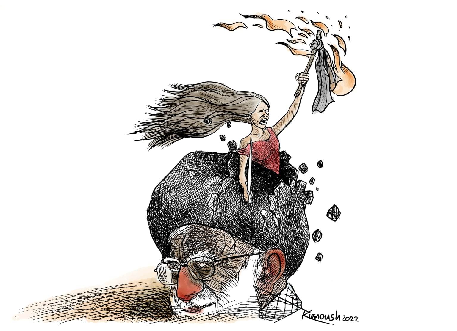 Cartoonist Kianoush Ramazani: Hope in Iran during turbulent times · Global  Voices