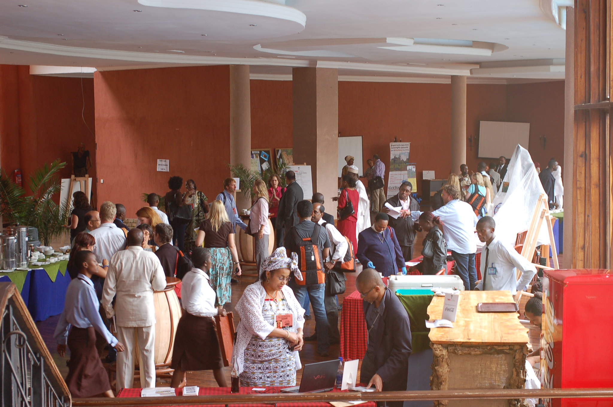 Participants during a TED Global event in 2007 held in Tanzania