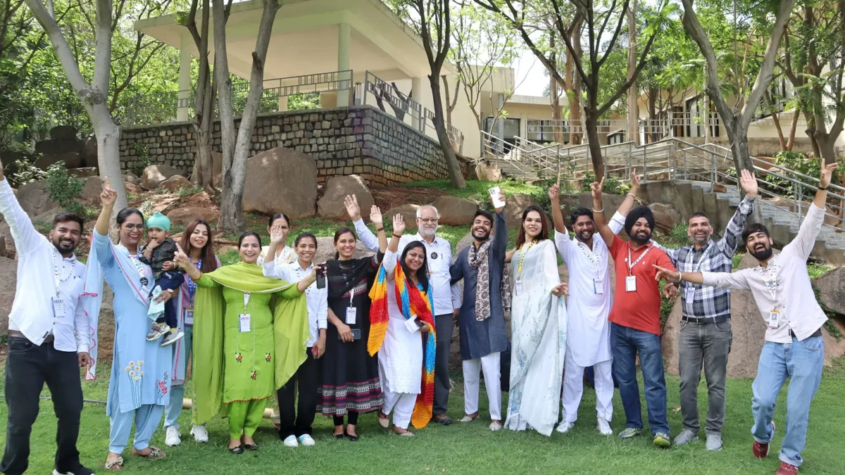 Punjabi Wikimedians at WikiConference India 2023. Photo by Sailesh Patnaik. Used with permission.