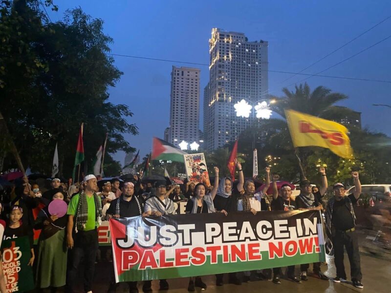 Pro-Palestine rally in Manila