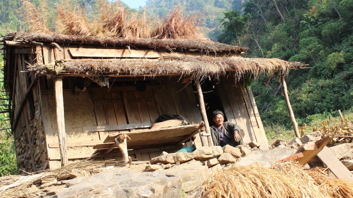 A Chepang residence in Siddi , Chitwan District of southern Nepal. Image by Raajiv Kilana Shrestha.